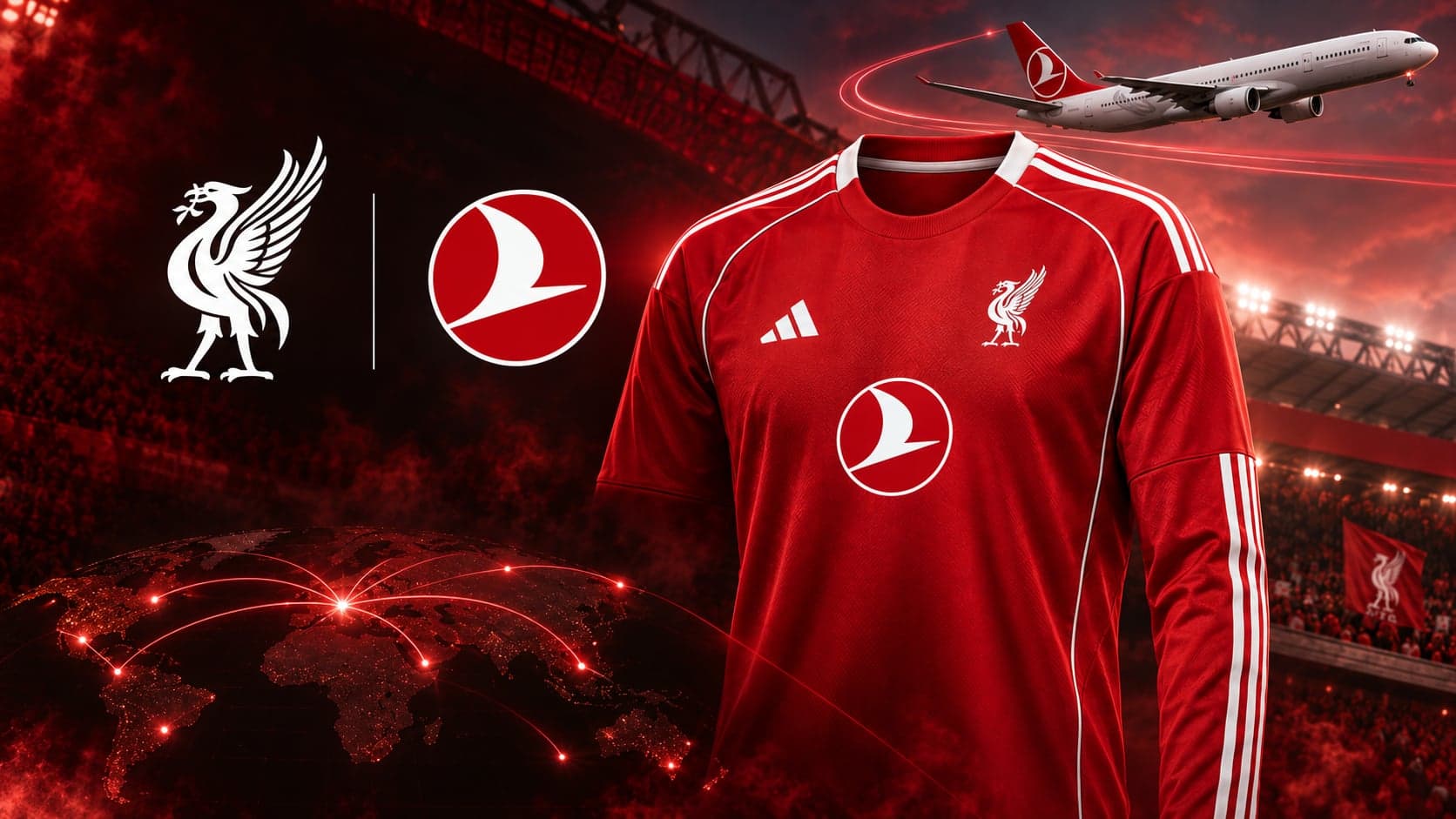 Türk Hava Yolları Liverpool’un Forma Sponsoru Oluyor: İş Birliği 2027’de Başlayacak