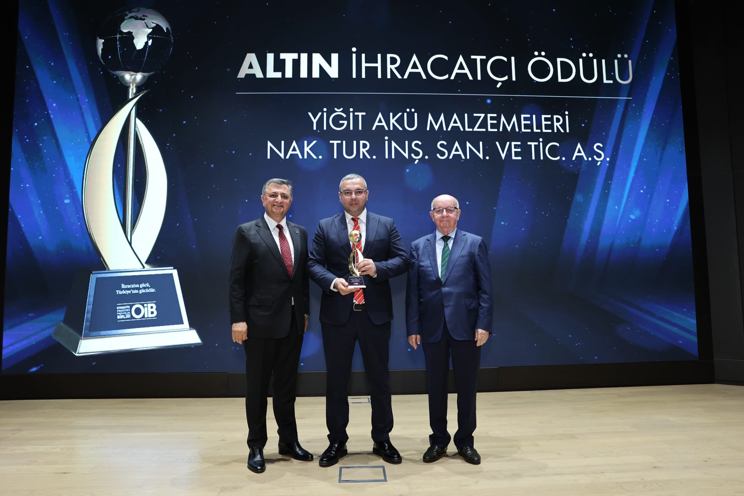 Yiğit Akü, “İhracatın Şampiyonu” Unvanını 8. Kez Kazandı! Akü Sektörünün Lideri, 9. Kez Altın Ödülün Sahibi Oldu